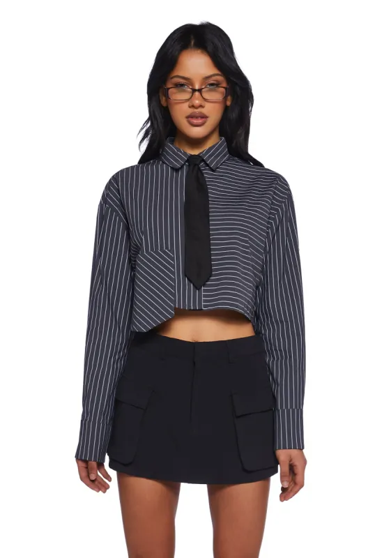 Business Only Button Up Shirt sold by Dolls Kill