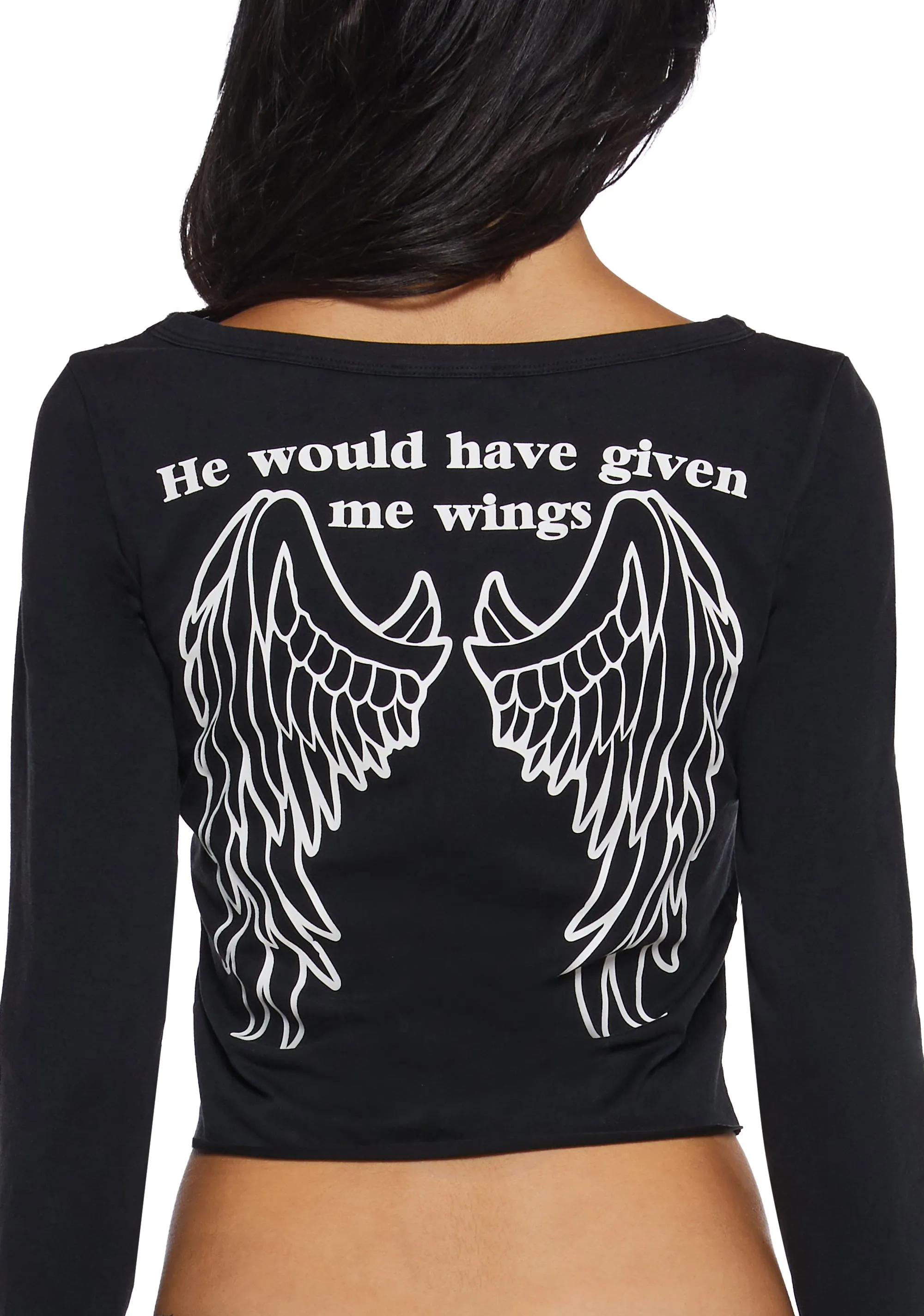 No Angel Long Sleeve Top sold by Dolls Kill product image thumbnail 2