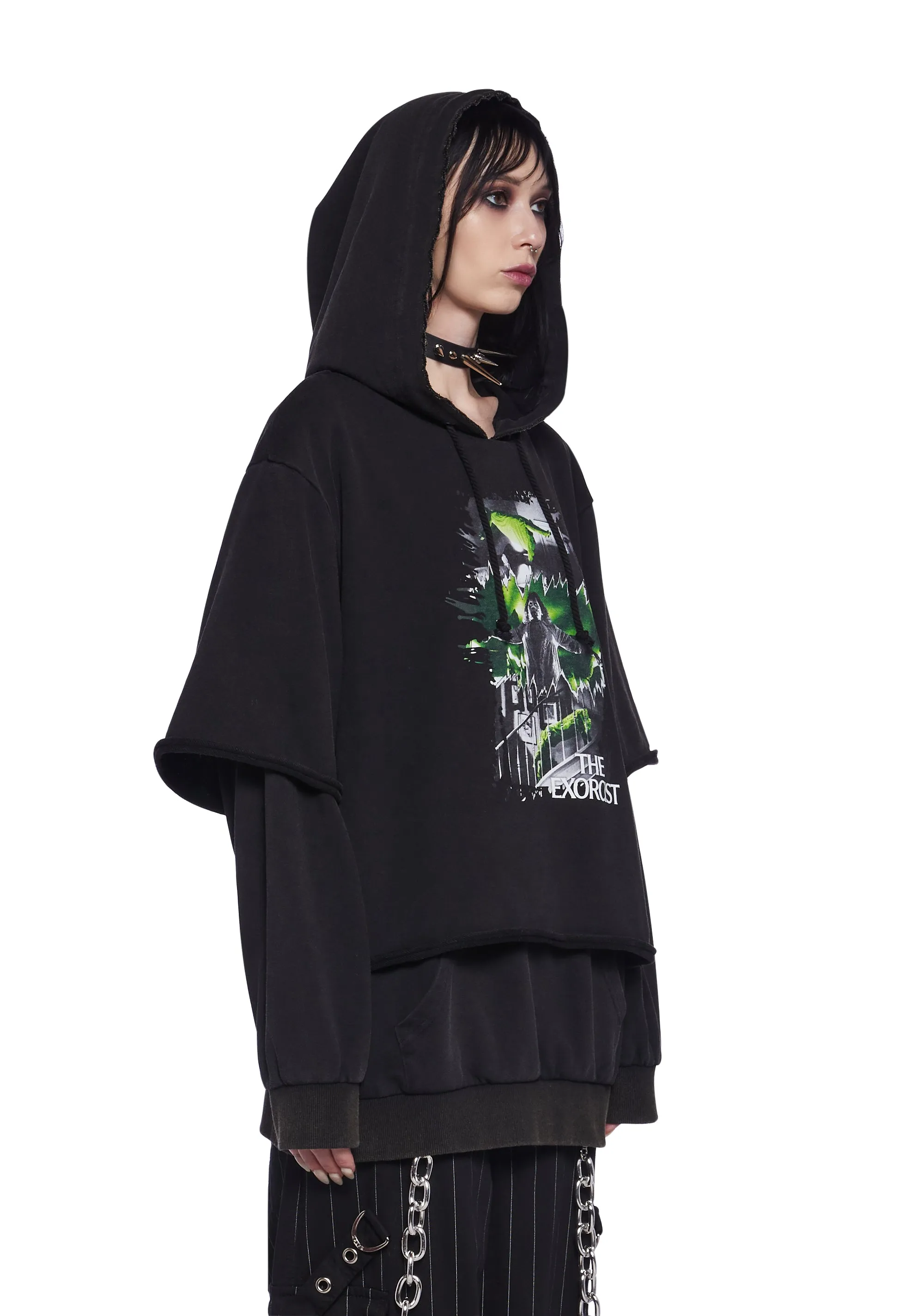 Demonic Influence Pullover Hoodie sold by Dolls Kill product image thumbnail 3
