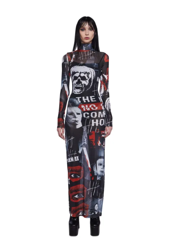 The Nightmare Isn’t Over Maxi Dress sold by Dolls Kill