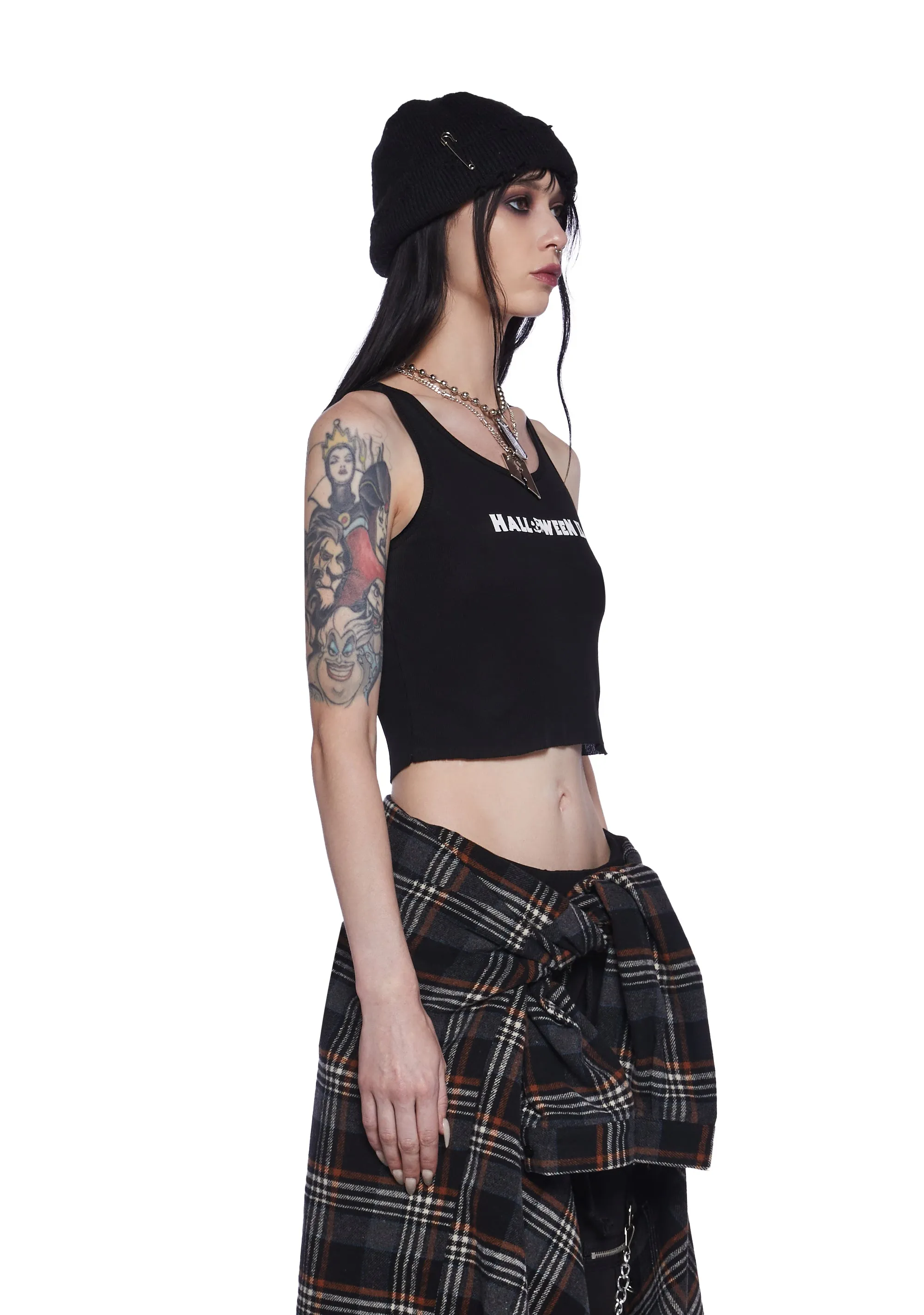 Evil Looms Graphic Tank sold by Dolls Kill product image thumbnail 3