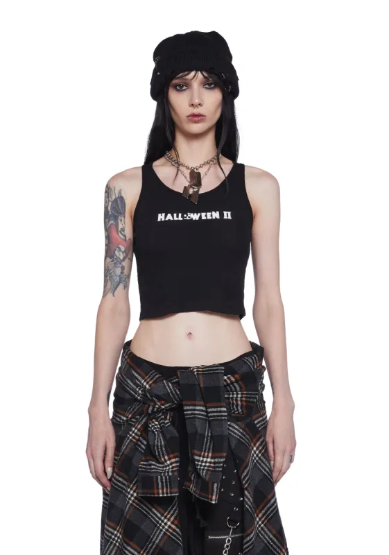 Evil Looms Graphic Tank made by Dolls Kill