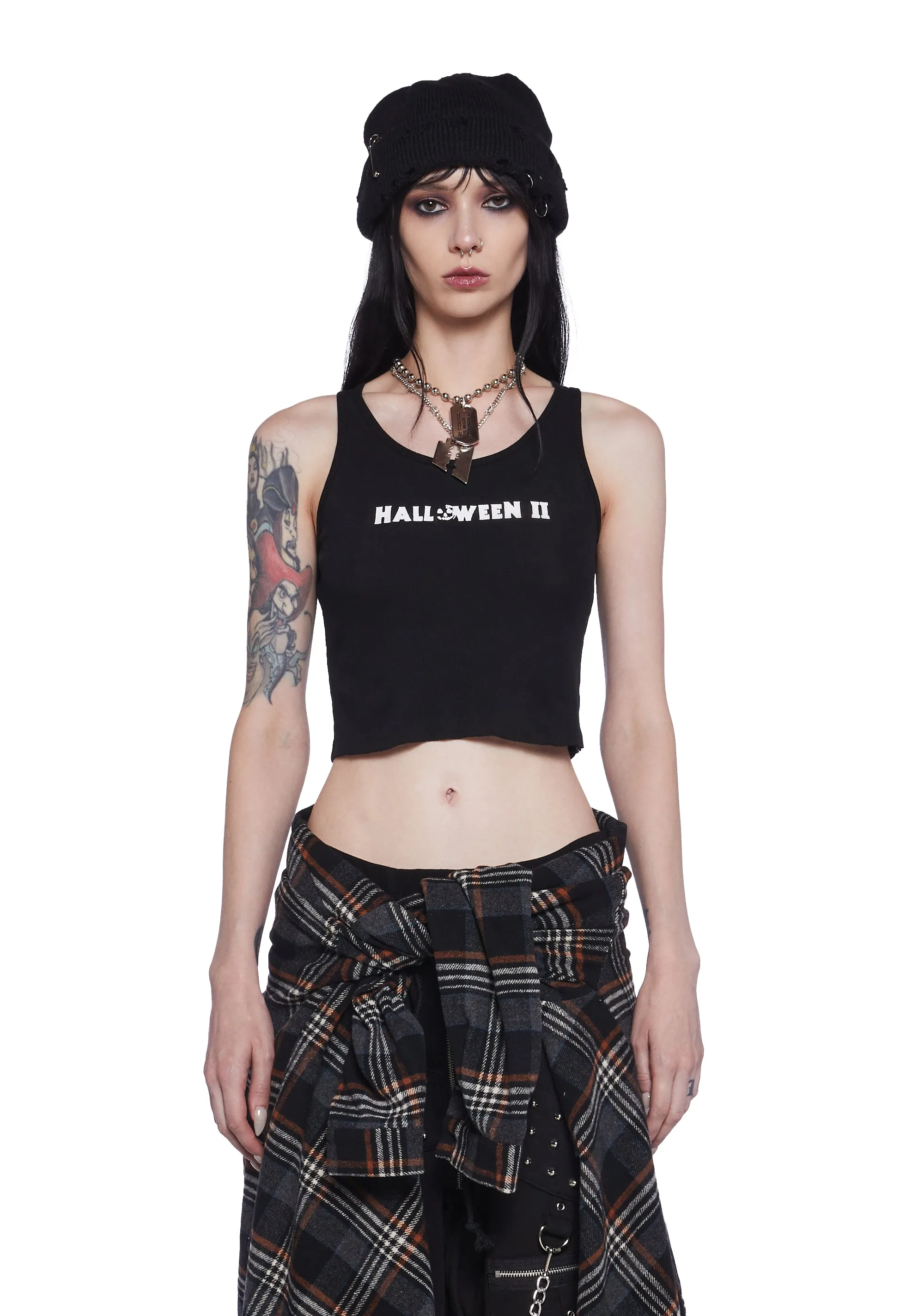 Evil Looms Graphic Tank sold by Dolls Kill