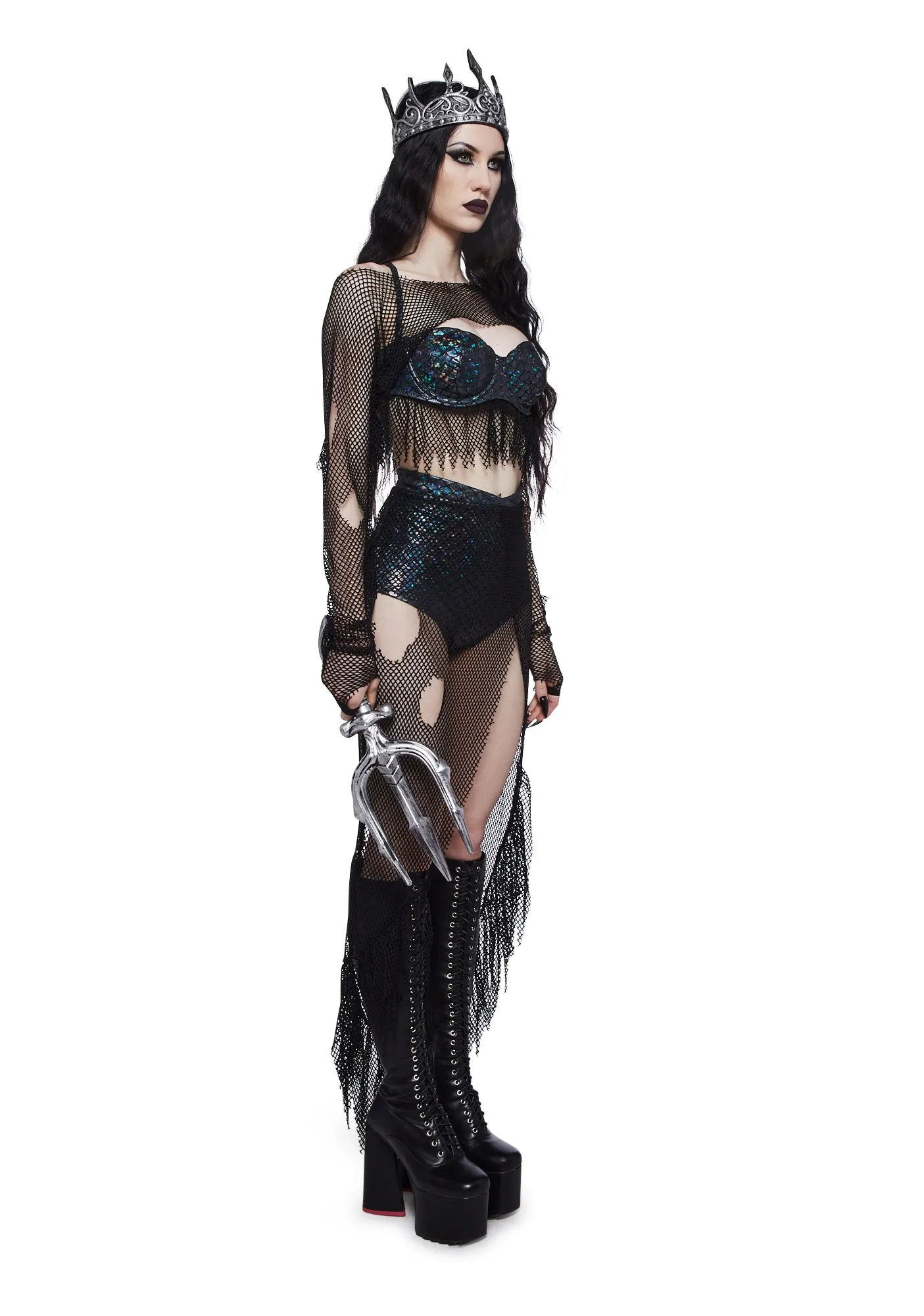 Sinful Siren Mermaid Costume sold by Dolls Kill product image thumbnail 3