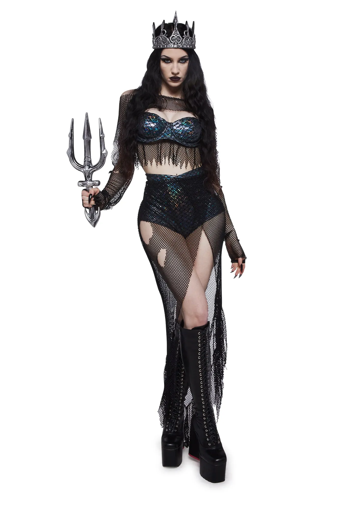 Sinful Siren Mermaid Costume sold by Dolls Kill product image thumbnail 2