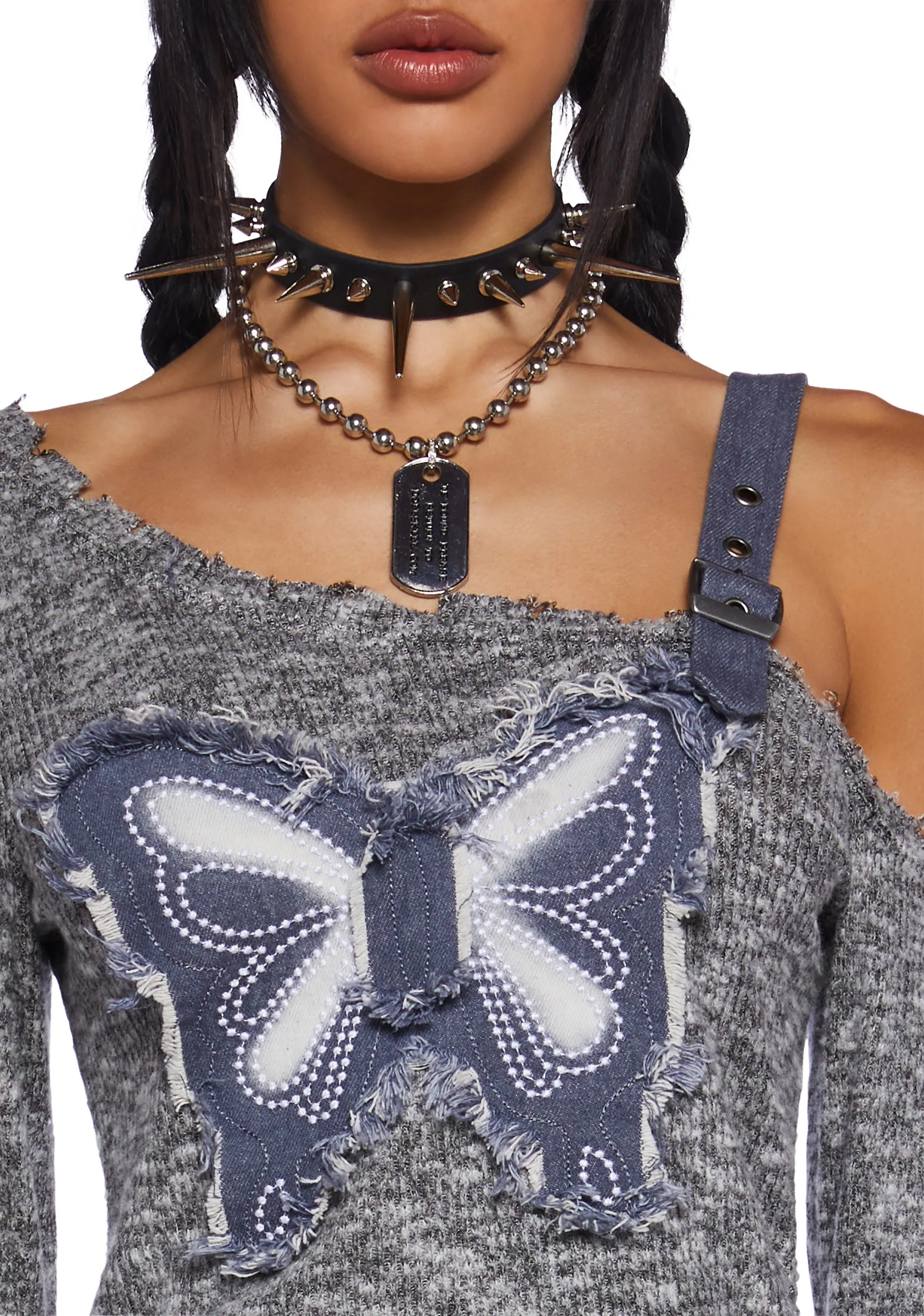 Right Profile Long Sleeve Top sold by Dolls Kill product image thumbnail 5