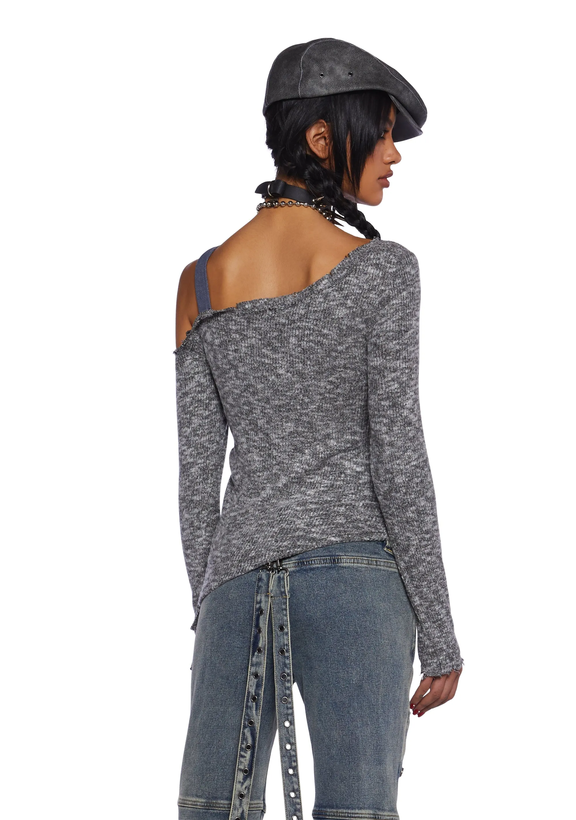 Right Profile Long Sleeve Top sold by Dolls Kill product image thumbnail 4
