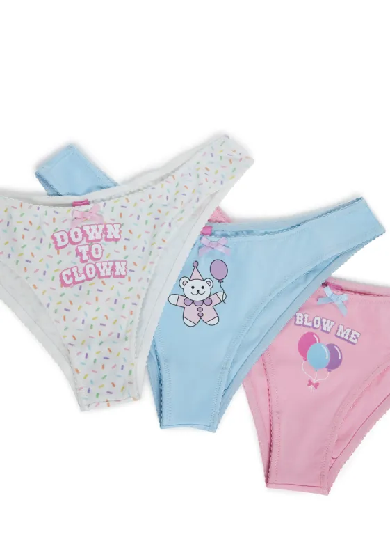 Risque Humor Panty Pack sold by Dolls Kill