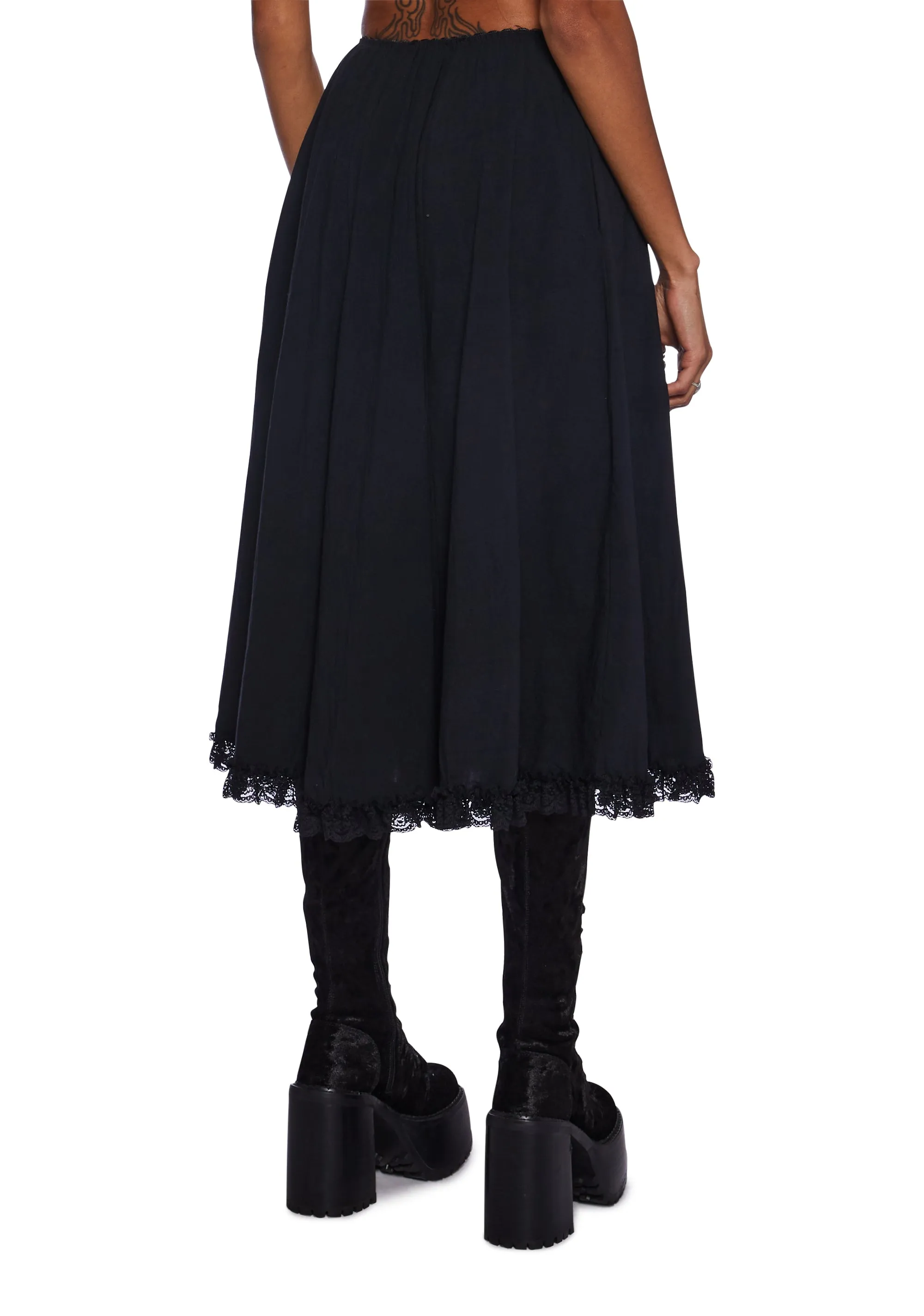 As I Will It Midi Skirt sold by Dolls Kill product image thumbnail 4