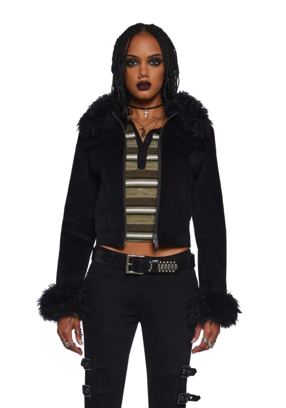 Mystical Instincts Corduroy Jacket sold by Dolls Kill