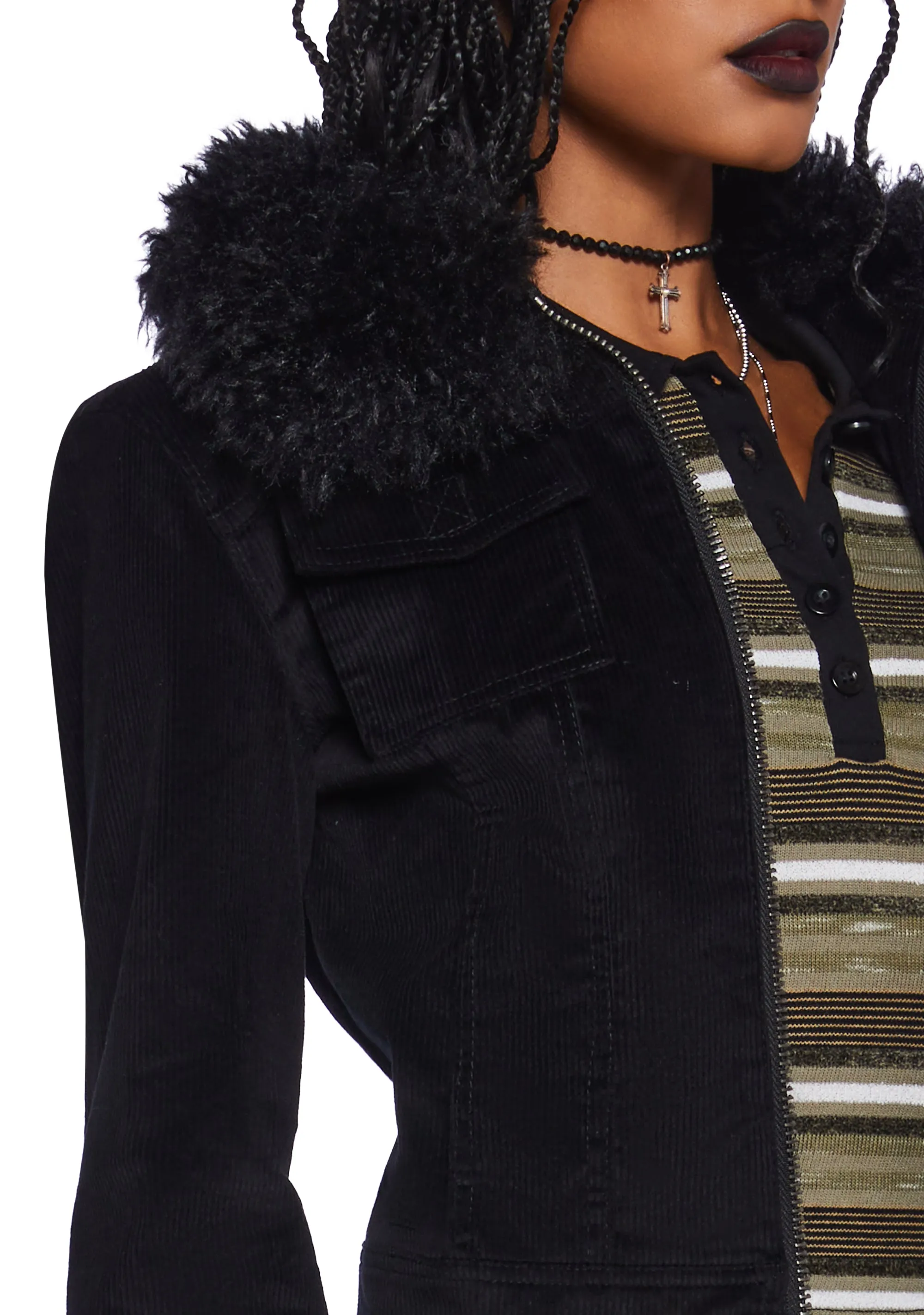 Mystical Instincts Corduroy Jacket sold by Dolls Kill product image thumbnail 5