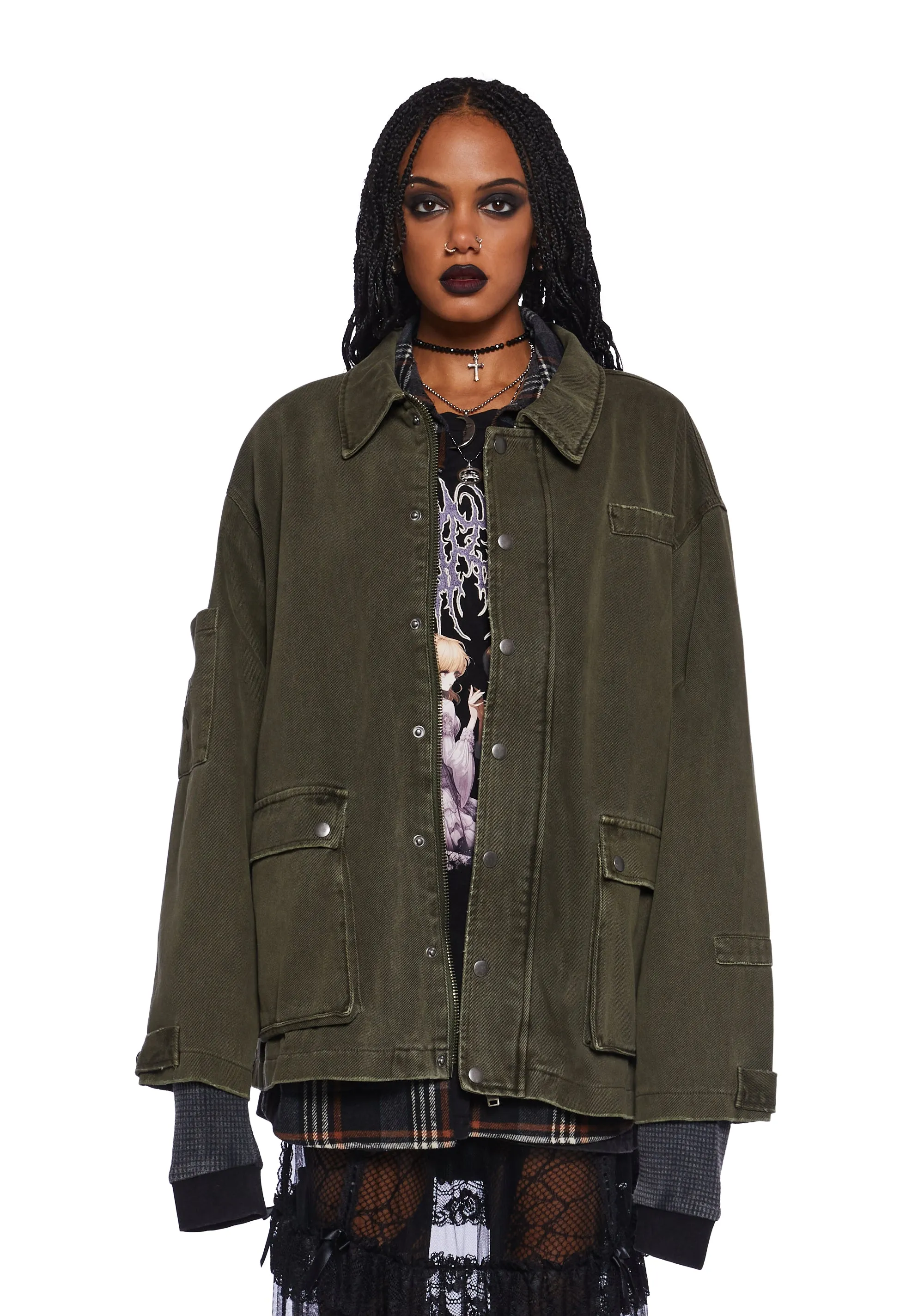 Dark Arts Legion Cargo Jacket sold by Dolls Kill