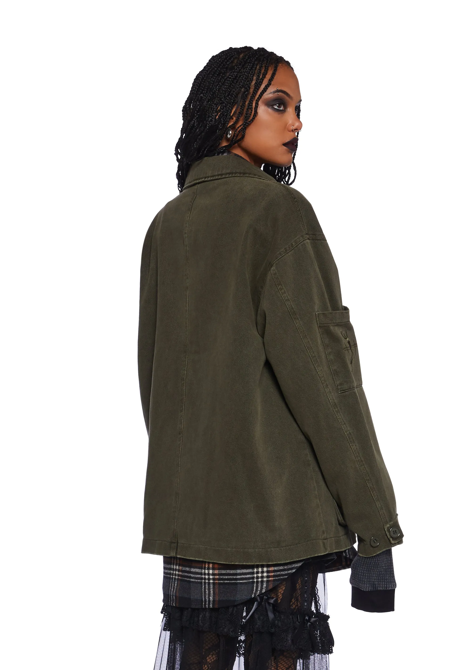 Dark Arts Legion Cargo Jacket sold by Dolls Kill product image thumbnail 4