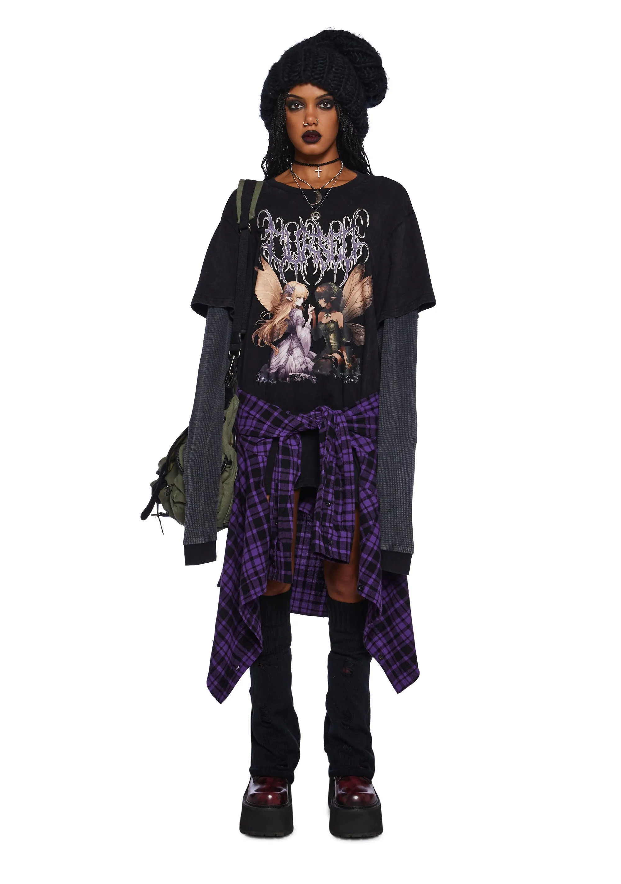 Hopelessly Fated Long Sleeve Tee sold by Dolls Kill product image thumbnail 5