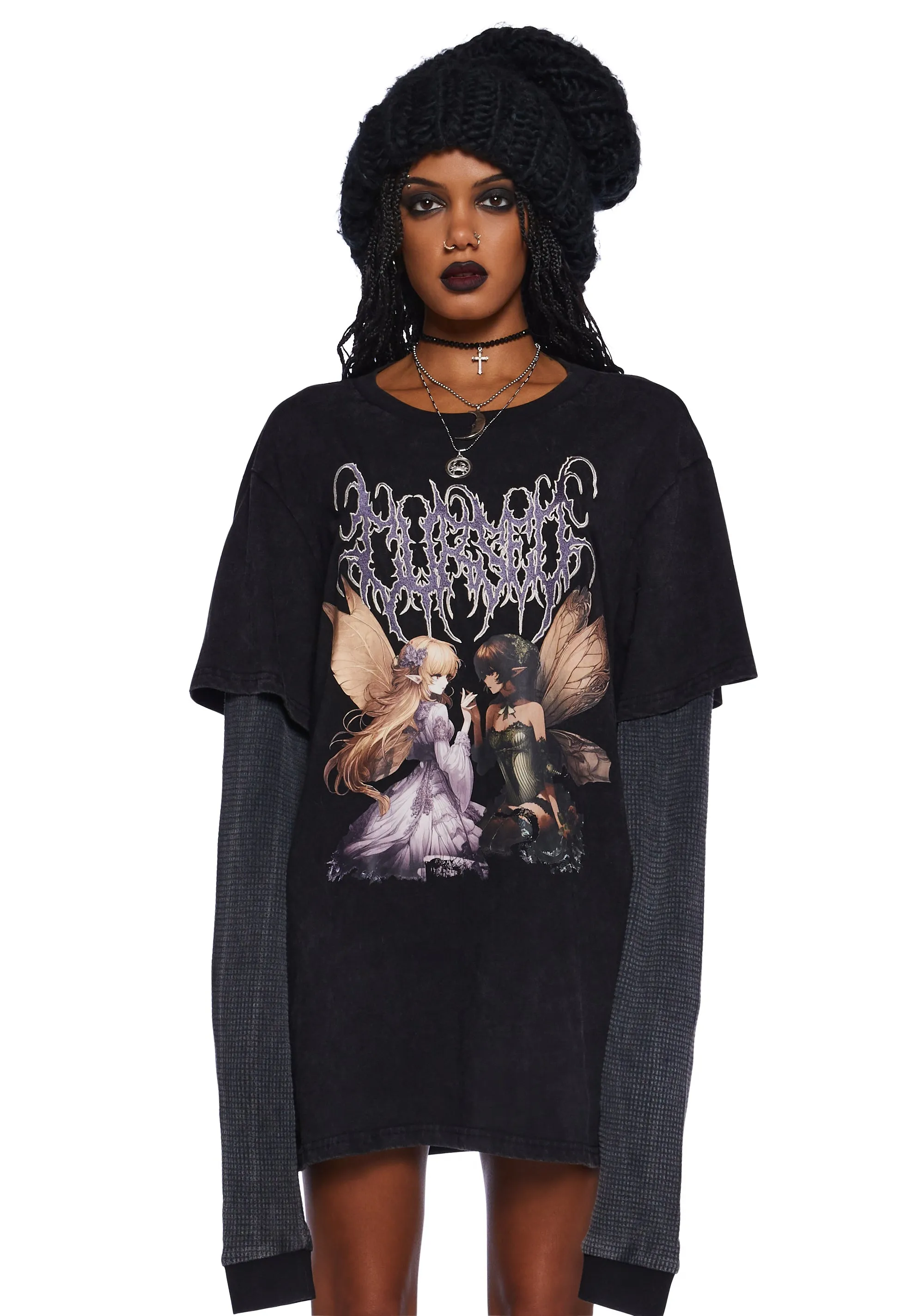Hopelessly Fated Long Sleeve Tee sold by Dolls Kill