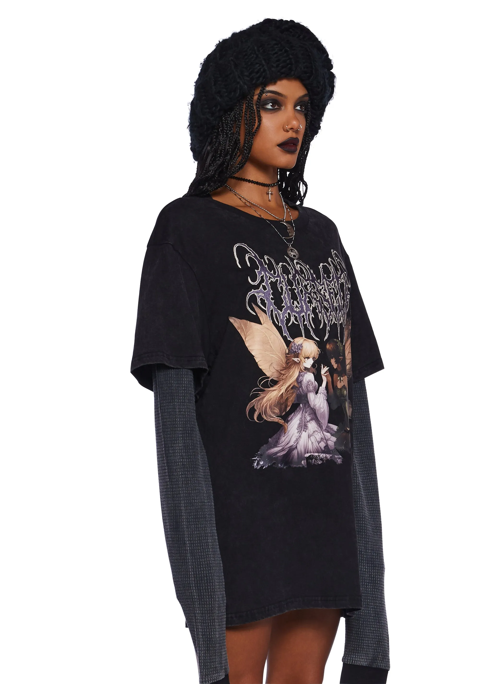 Hopelessly Fated Long Sleeve Tee sold by Dolls Kill product image thumbnail 3