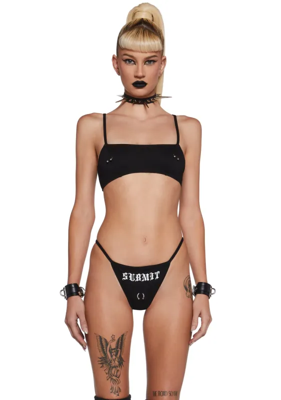 Wicked Allure Pierced Bralette sold by Dolls Kill