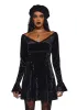 Glamour Sparks Velvet Dress sold by Dolls Kill