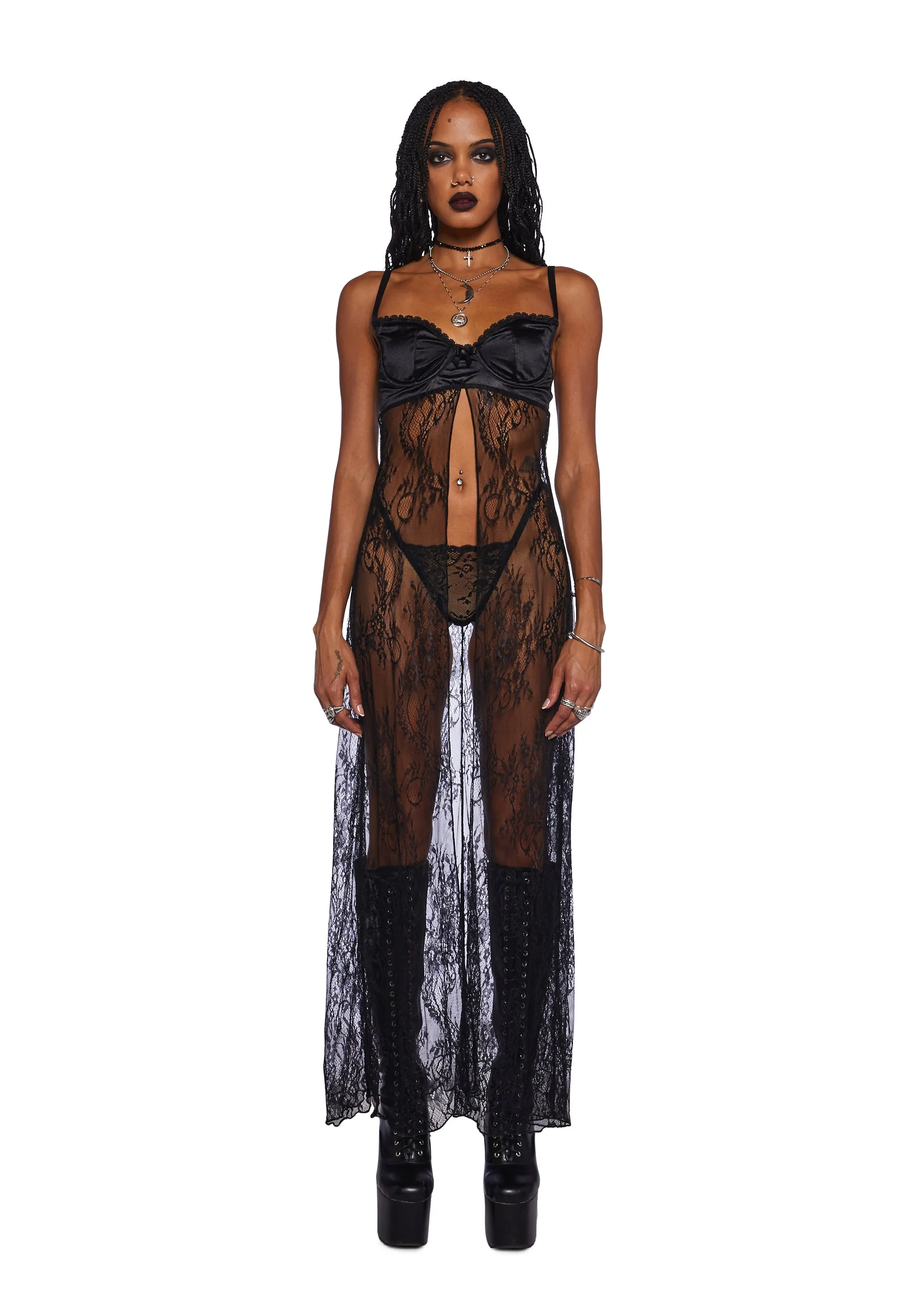 Intriguing Mystique Lingerie Set sold by Dolls Kill