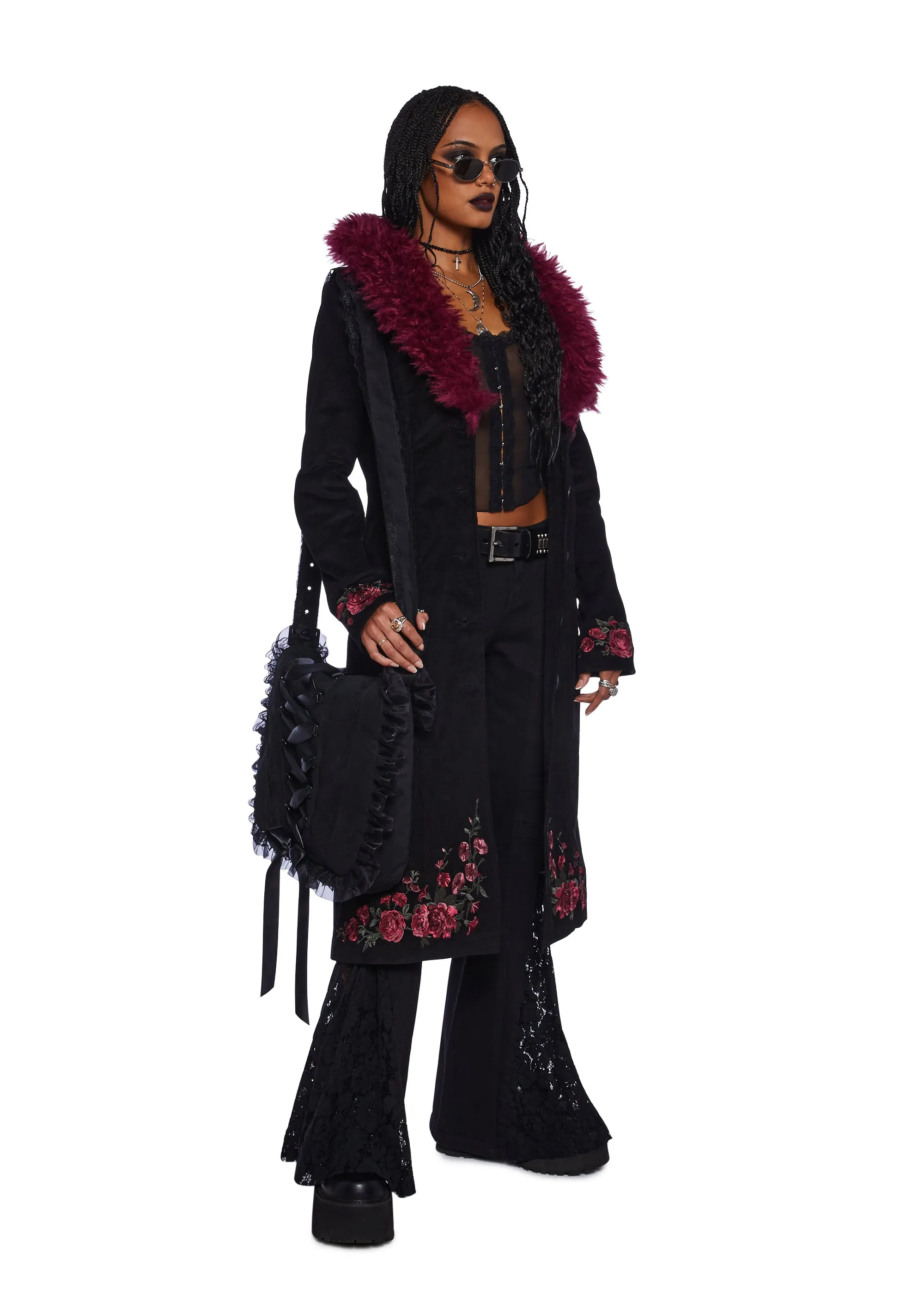 Normal Is An Illusion Flare Pants sold by Dolls Kill product image thumbnail 5