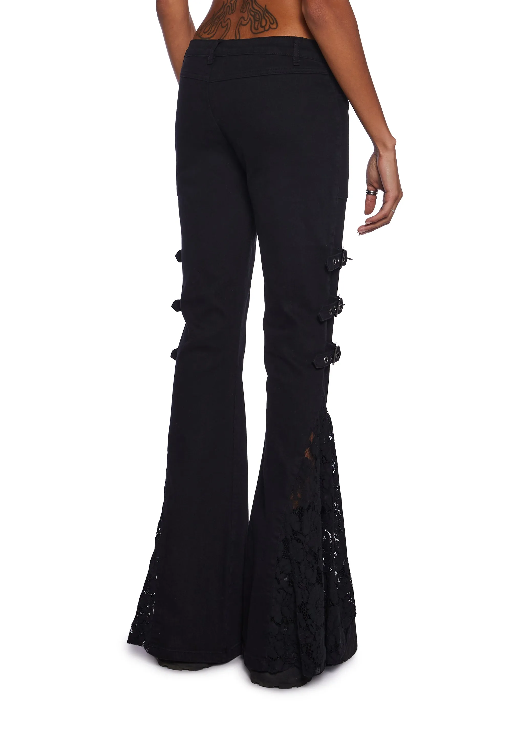 Normal Is An Illusion Flare Pants sold by Dolls Kill product image thumbnail 3