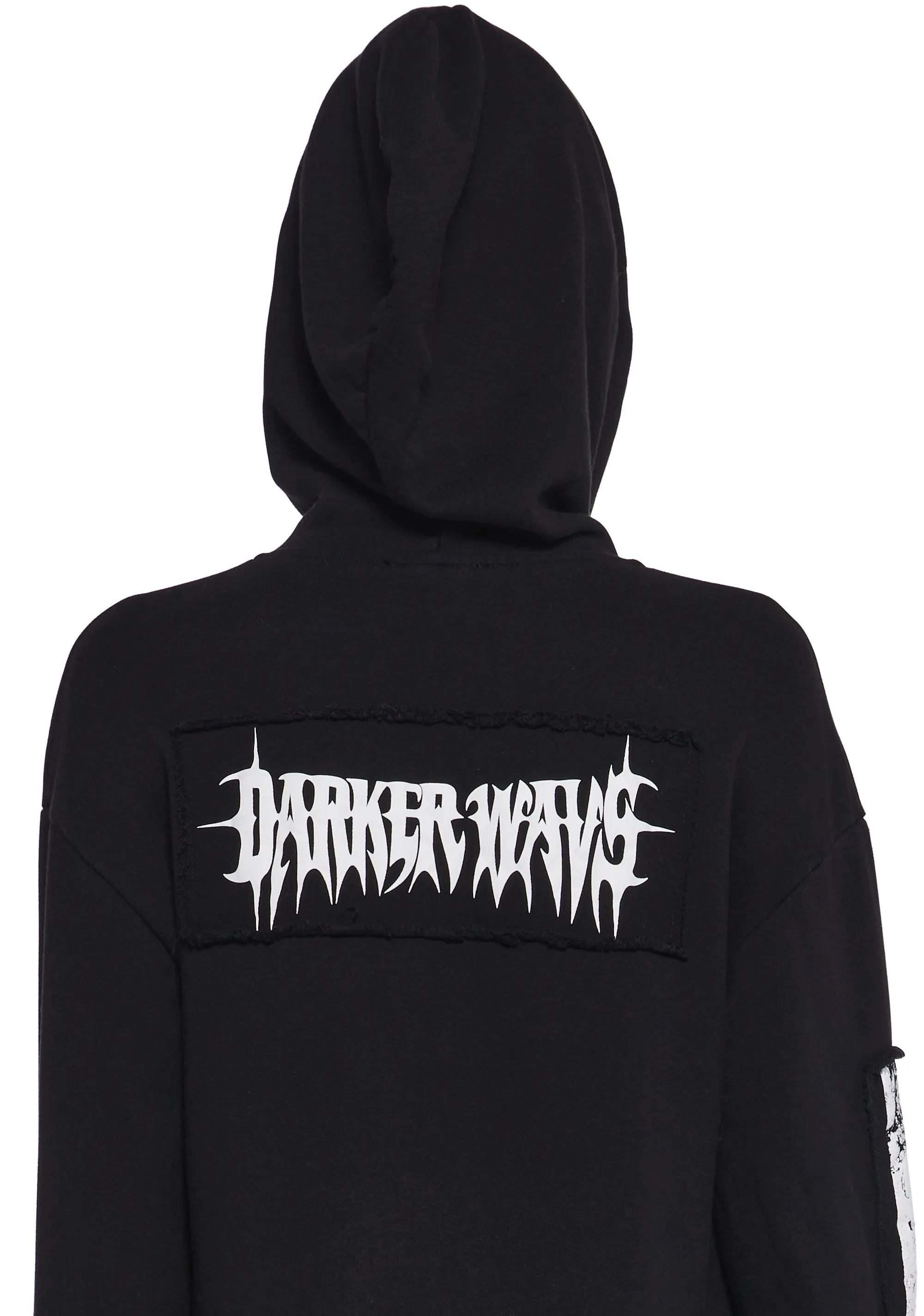 Diatonic Hoodie Duster With Patches sold by Dolls Kill product image thumbnail 5