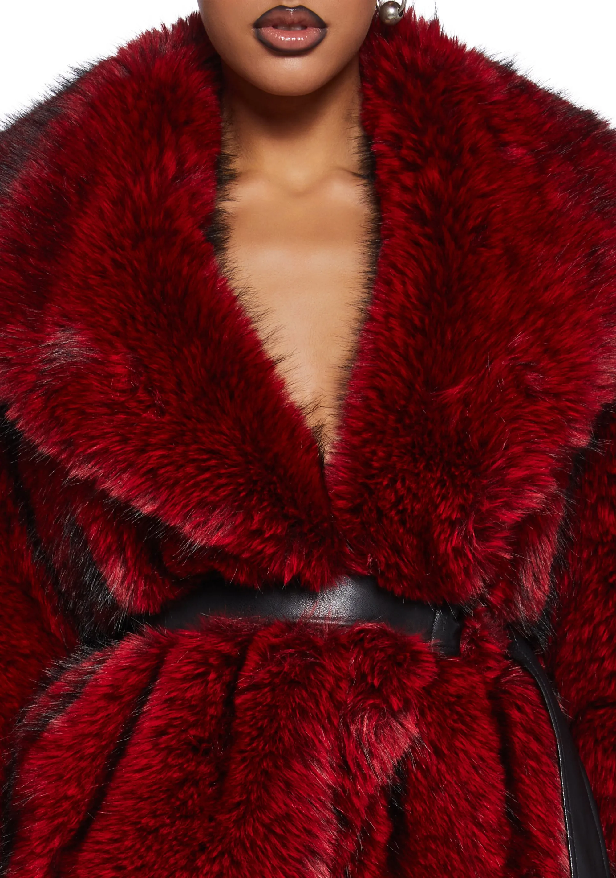 Diatonic Faux Fur Coat sold by Dolls Kill product image thumbnail 5