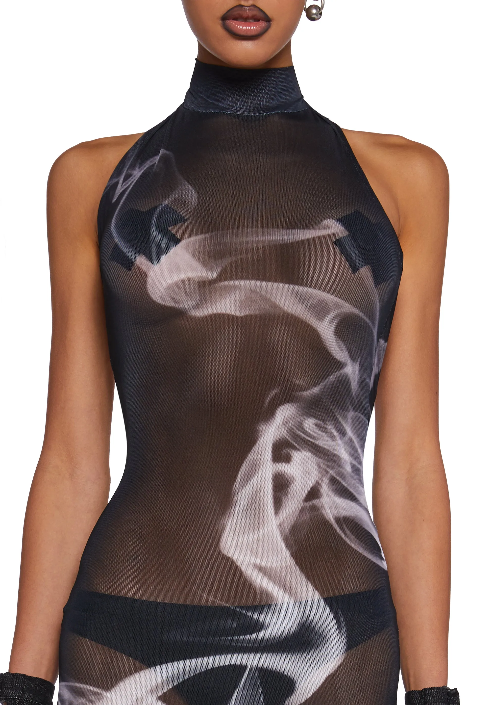 Diatonic Smoke Maxi Dress sold by Dolls Kill product image thumbnail 2