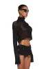 Diatonic Fishnet Cropped Sweater sold by Dolls Kill