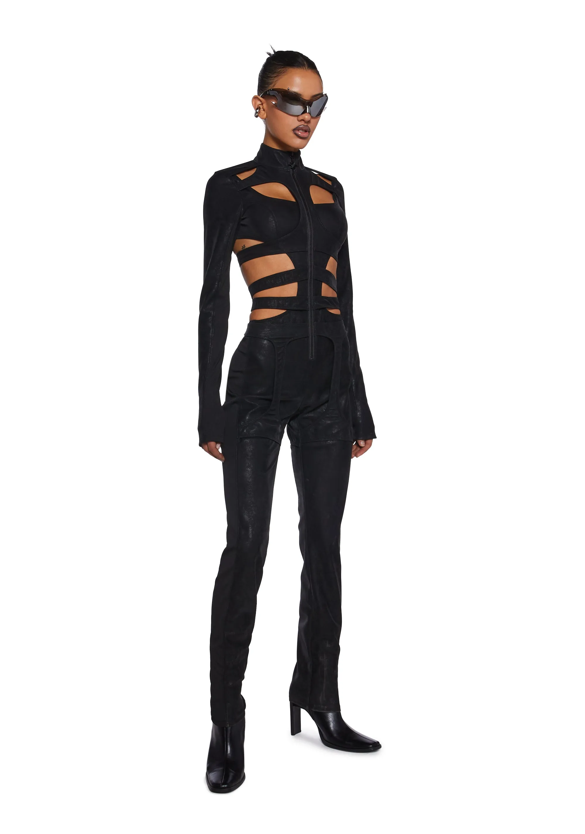 Diatonic Strappy Jumpsuit sold by Dolls Kill product image thumbnail 5