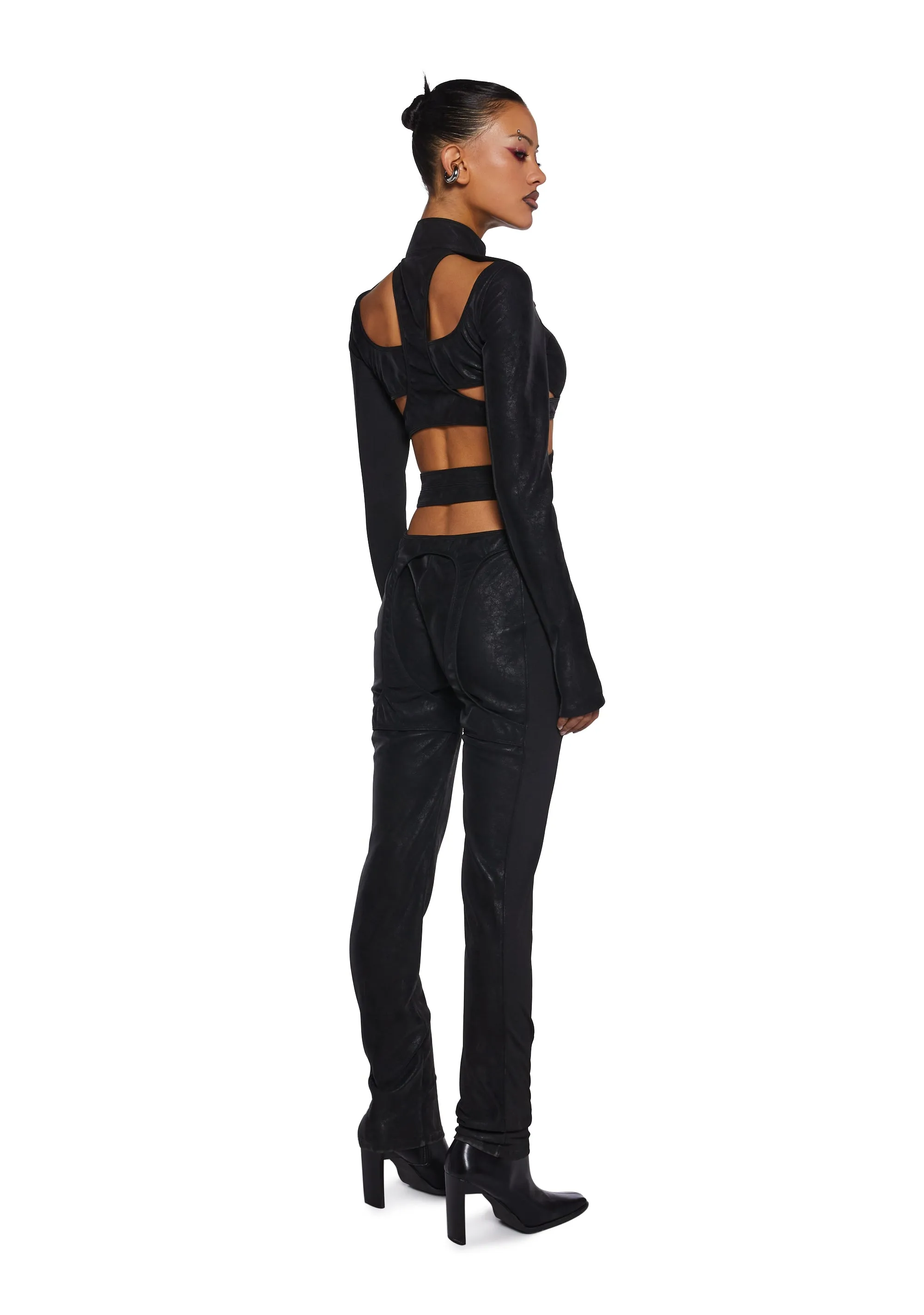Diatonic Strappy Jumpsuit sold by Dolls Kill product image thumbnail 4