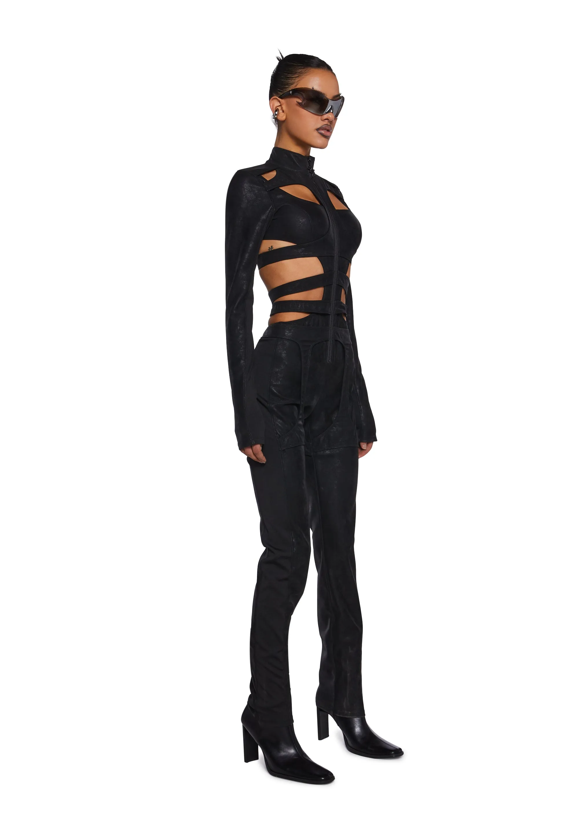 Diatonic Strappy Jumpsuit sold by Dolls Kill product image thumbnail 3