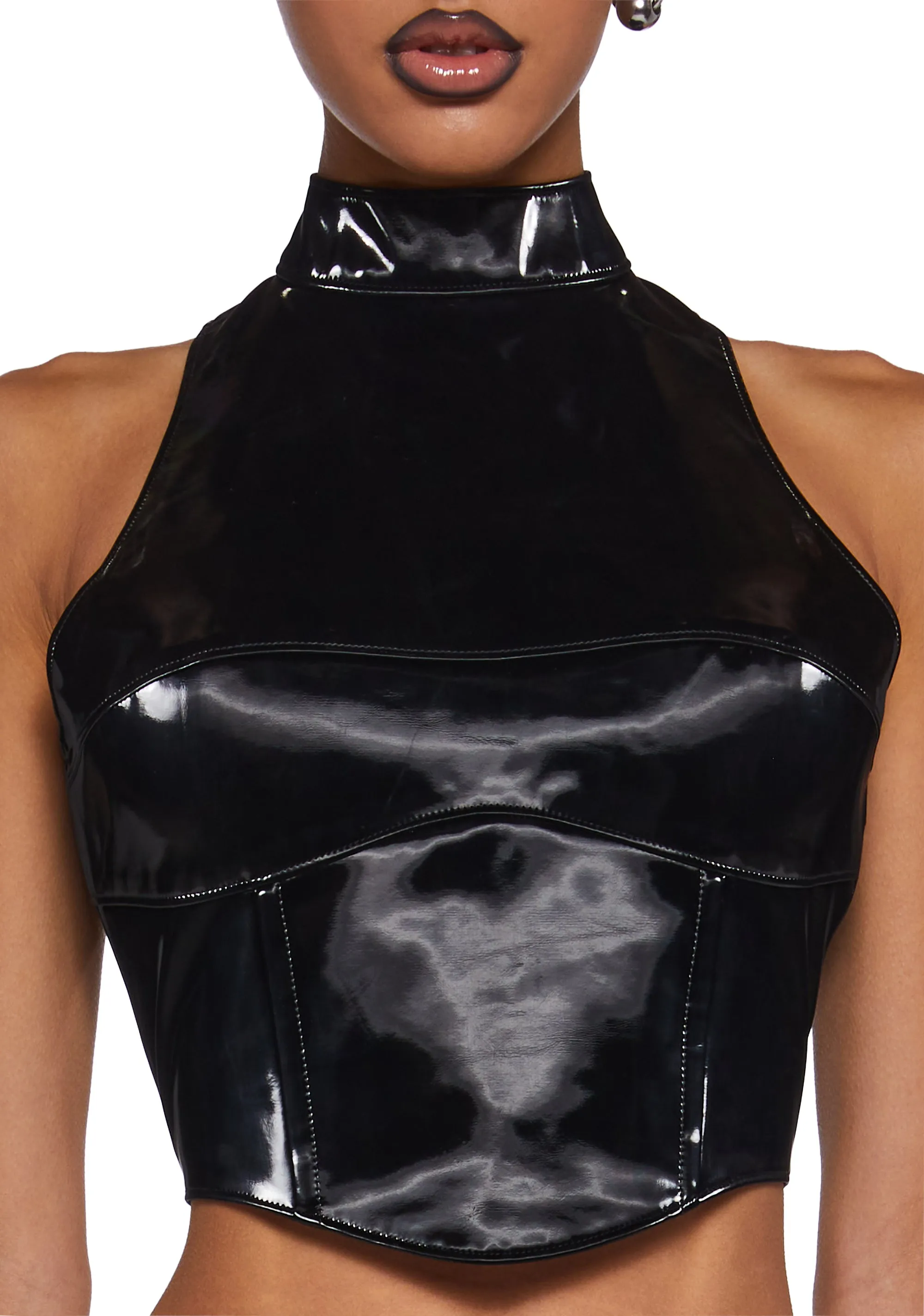 Diatonic Mock Neck Tank sold by Dolls Kill product image thumbnail 5