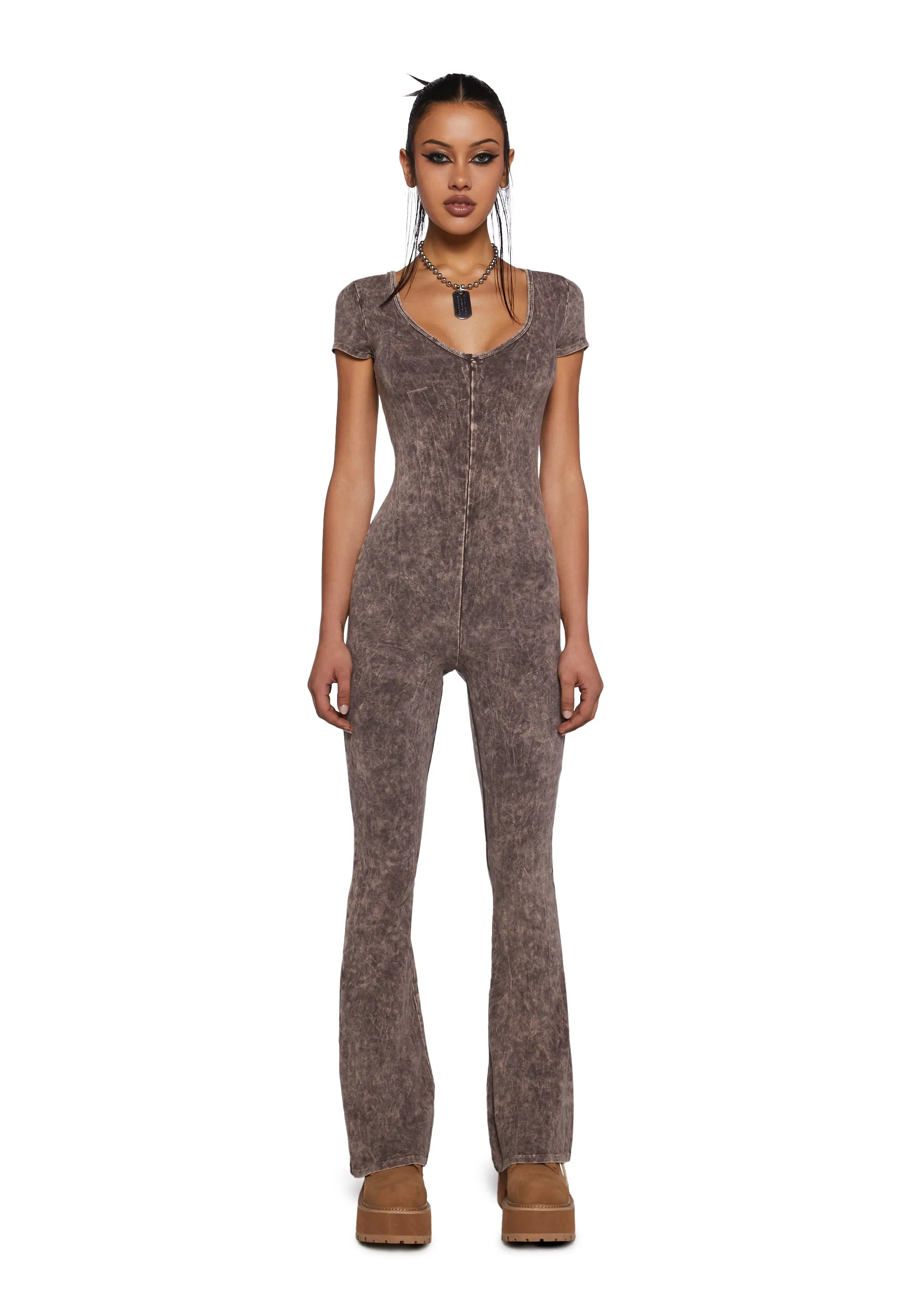 Sampling Babe Washed Jumpsuit sold by Dolls Kill