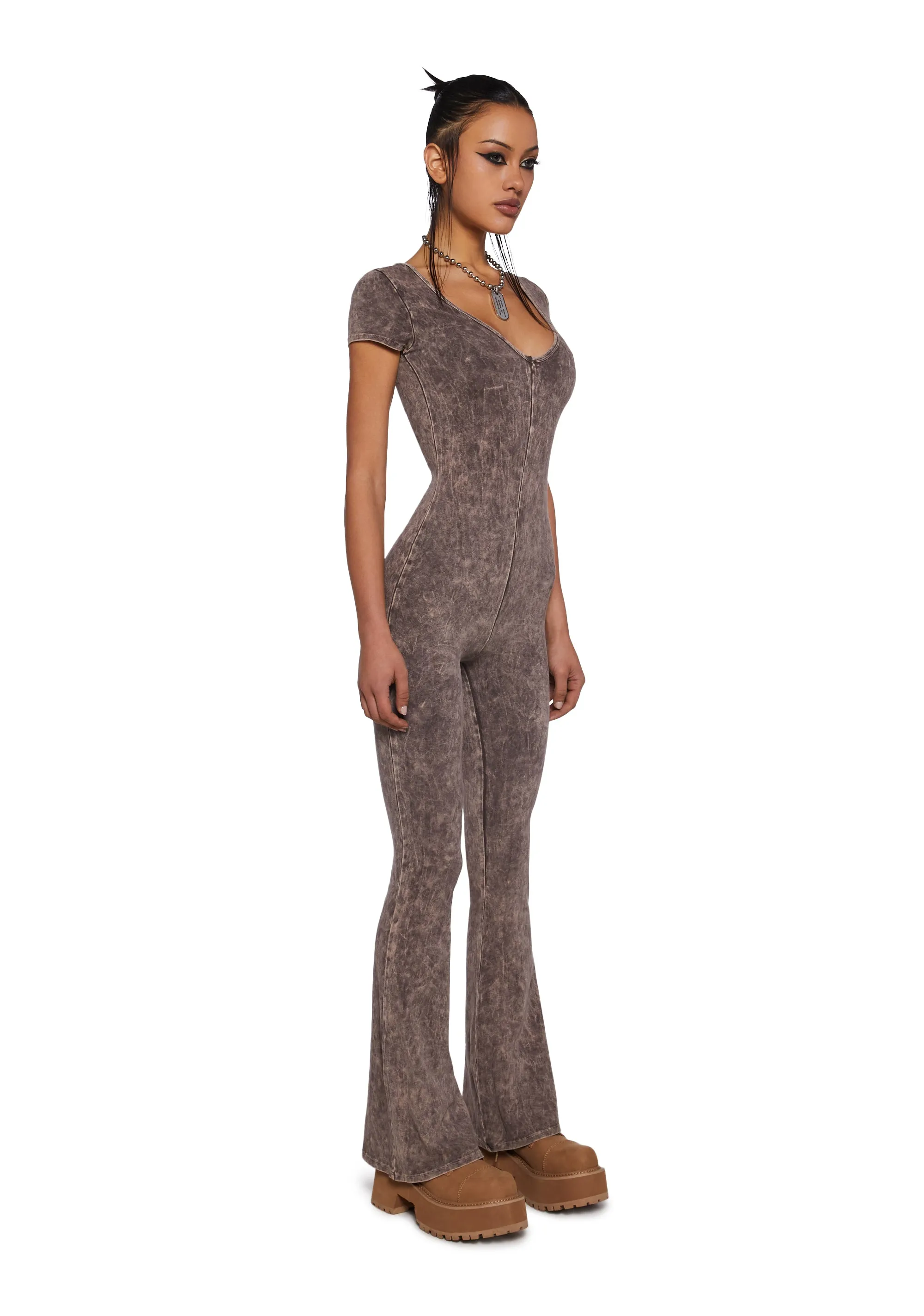 Sampling Babe Washed Jumpsuit sold by Dolls Kill product image thumbnail 3