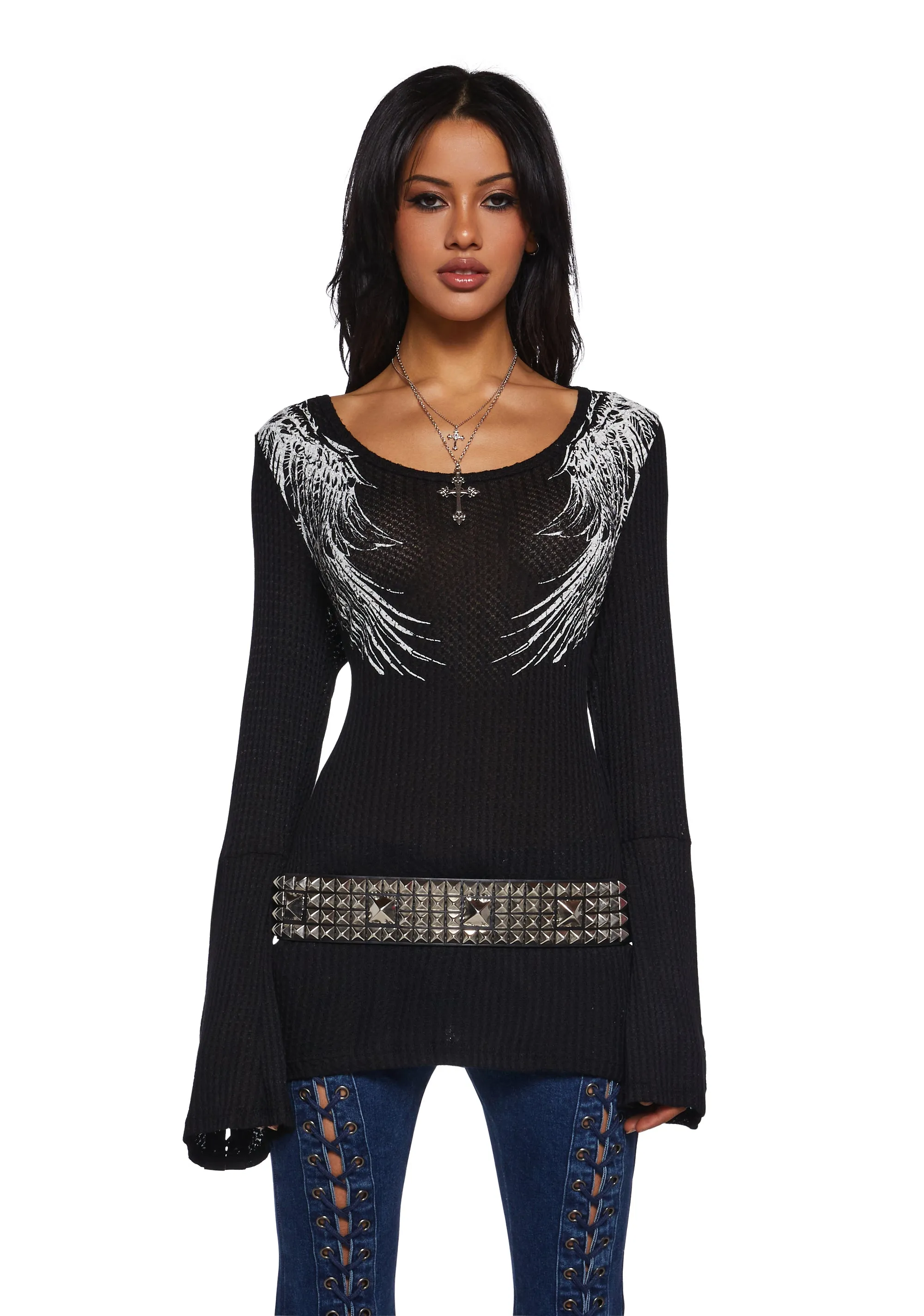 Loyalty Lockdown Long Sleeve Tee sold by Dolls Kill