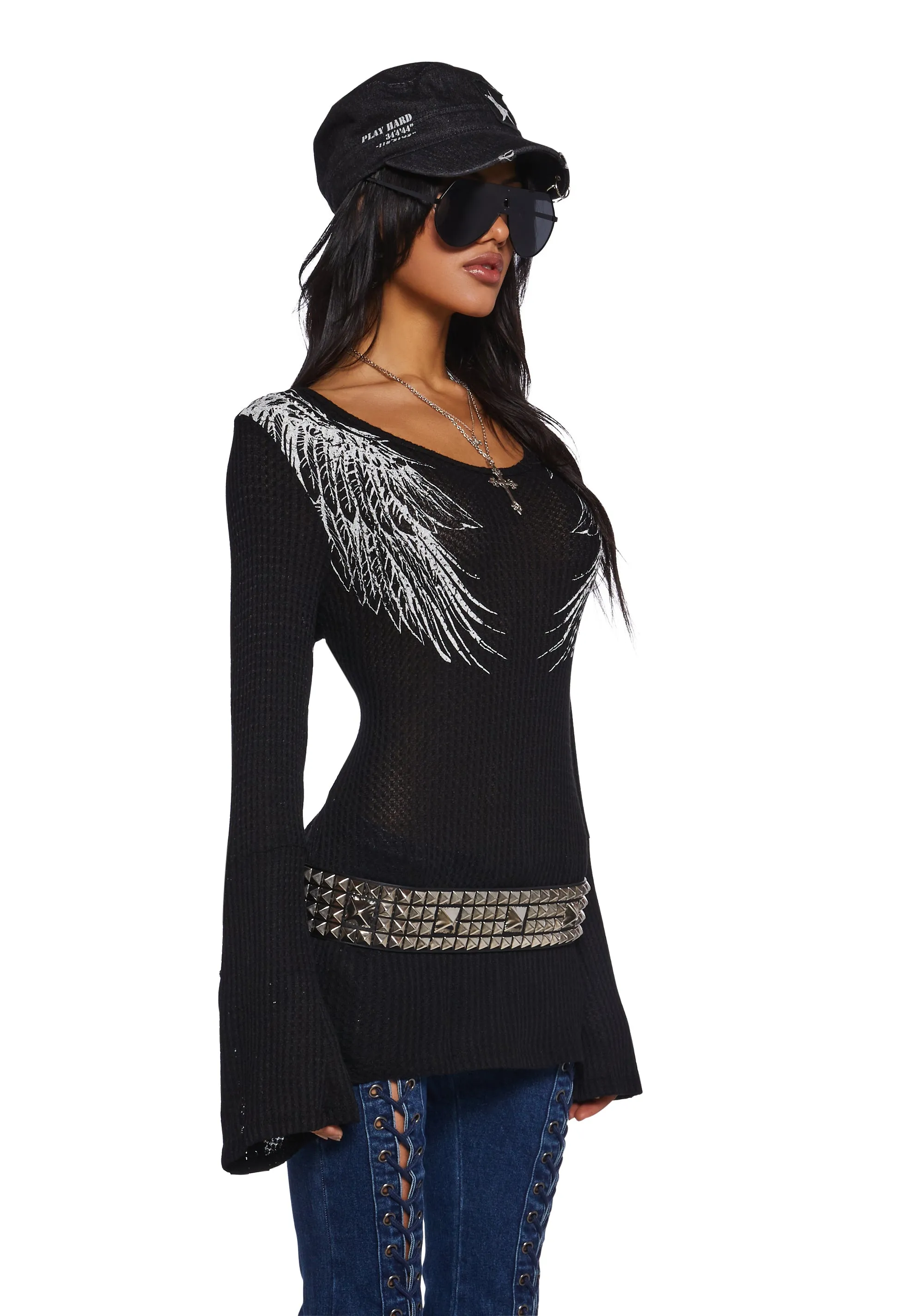 Loyalty Lockdown Long Sleeve Tee sold by Dolls Kill product image thumbnail 3