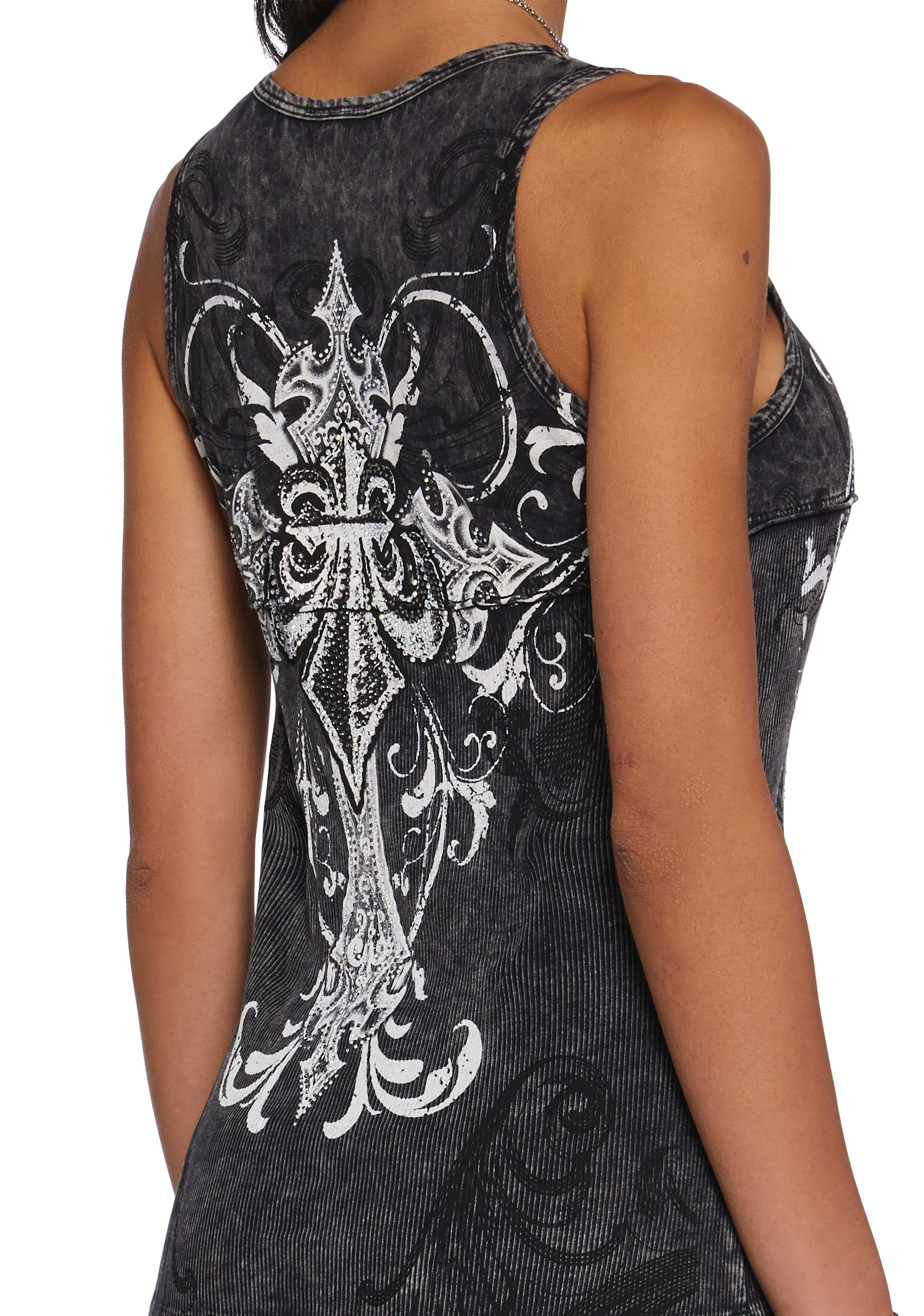 Royally Ruthless Graphic Tank sold by Dolls Kill product image thumbnail 5