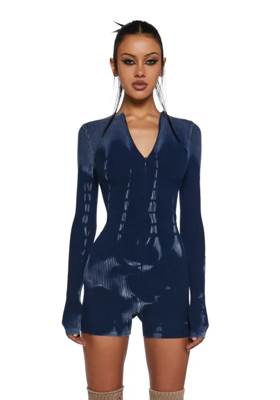 Secret Club Tie Dye Romper sold by Dolls Kill