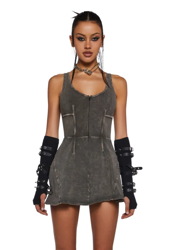 A Little Vengeance Mini Dress sold by Dolls Kill