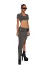 Lust Pulse Skirt Set - Green sold by Dolls Kill