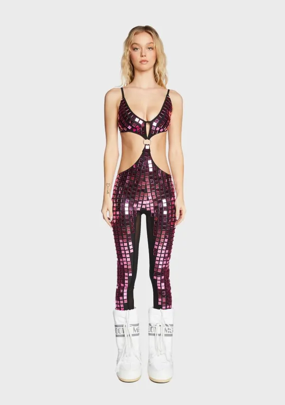 Molly Mirror Catsuit sold by Dolls Kill