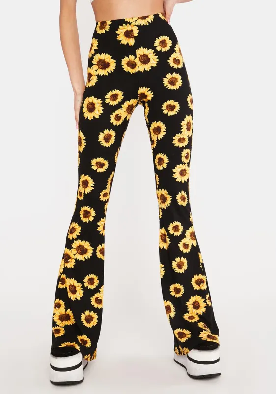 Bring On The Sun Flare Pants sold by Dolls Kill