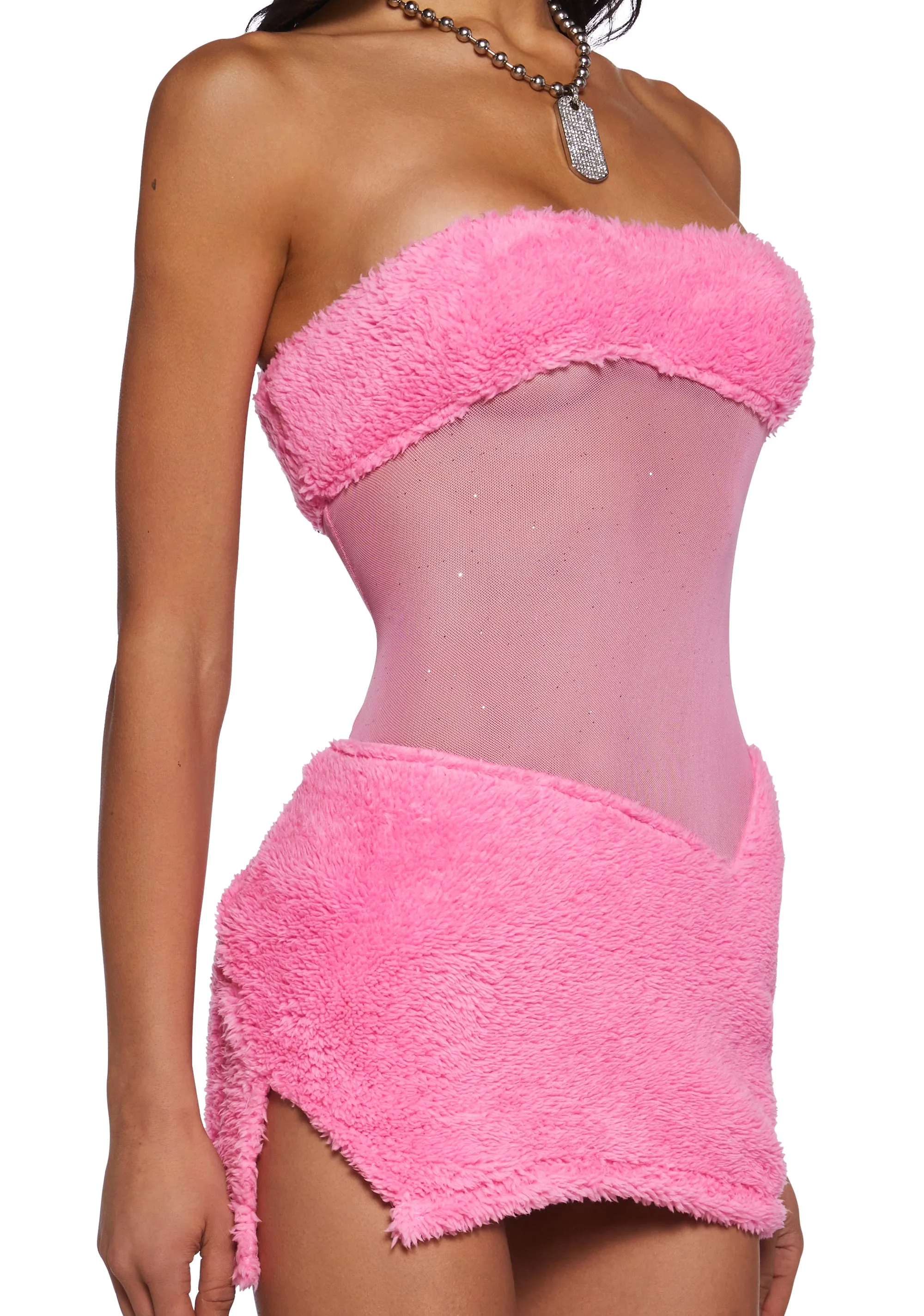 Call My Bluff Mini Dress - Pink sold by Dolls Kill product image thumbnail 5