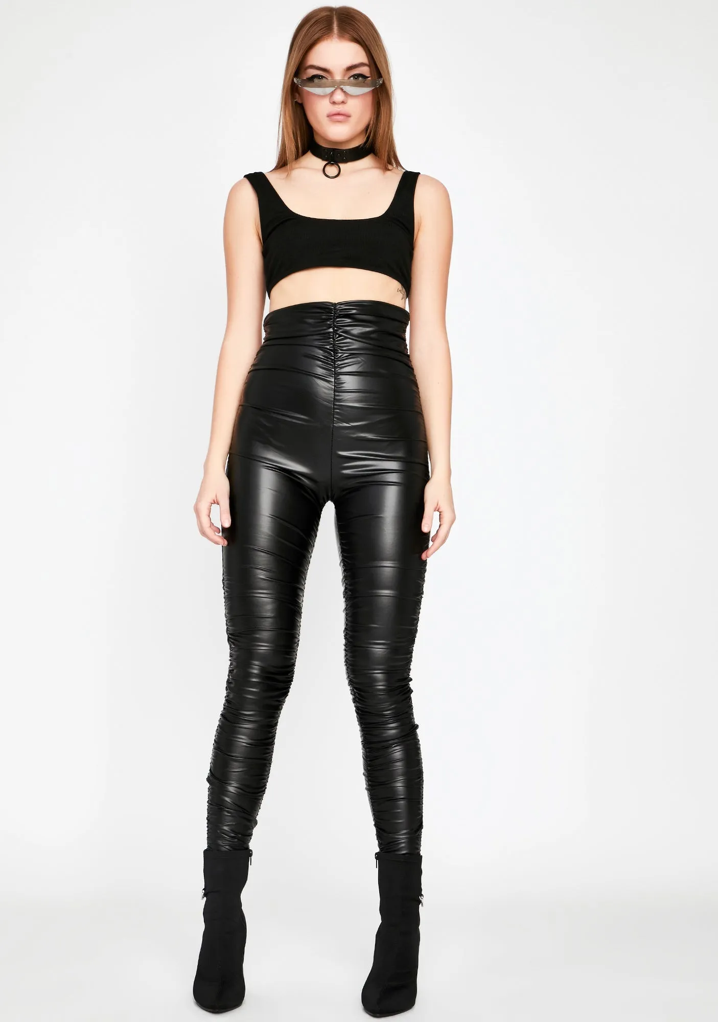 Forever Fly Ruched Leggings sold by Dolls Kill product image thumbnail 3