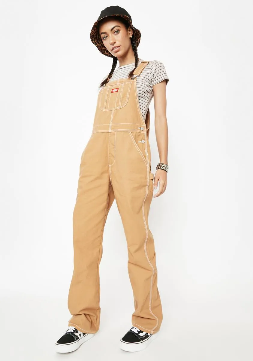 Relaxed Straight Leg Carpenter Overalls sold by Dolls Kill product image thumbnail 2