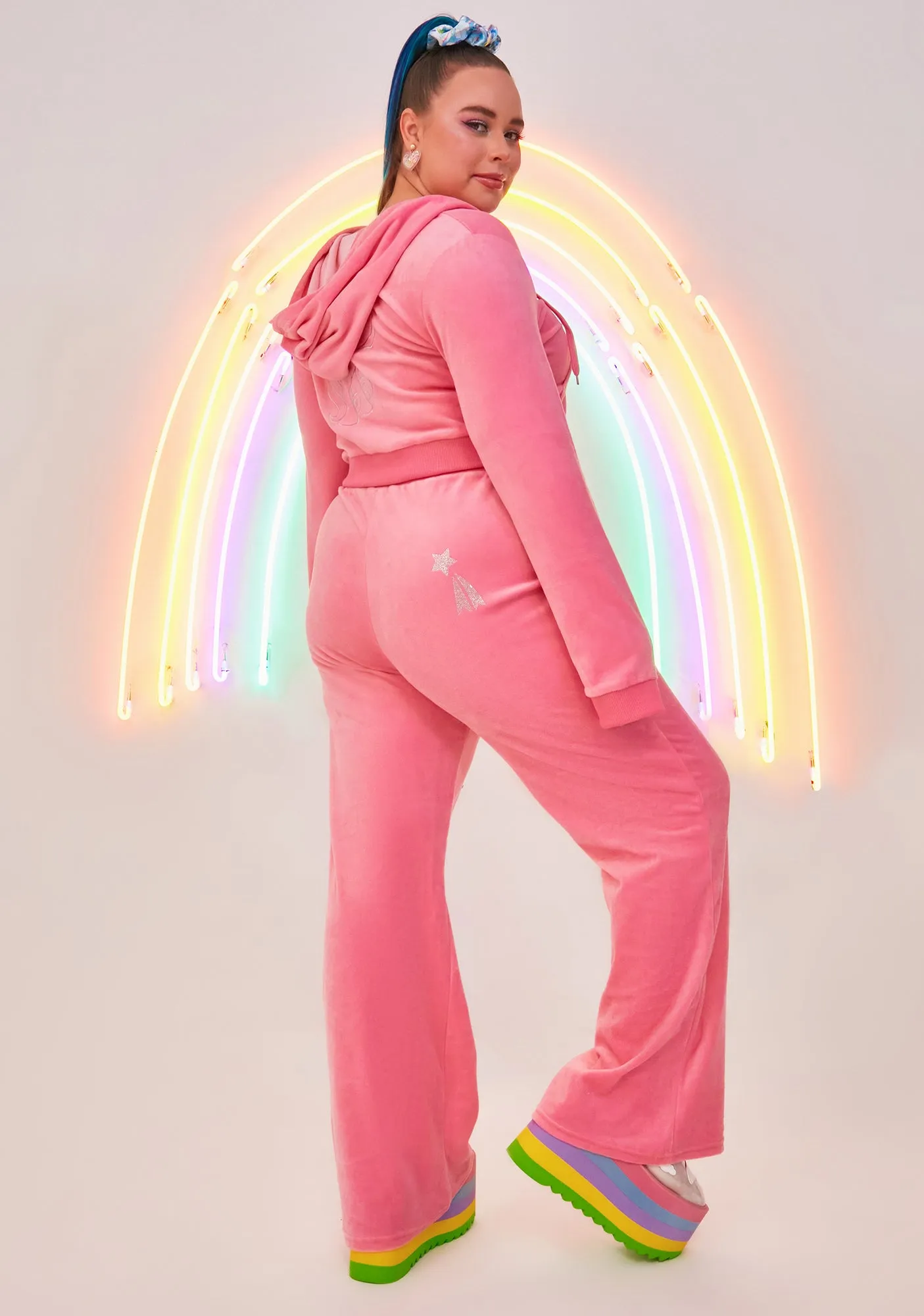 Plus Power Ponies Velour Track Pants sold by Dolls Kill product image thumbnail 5