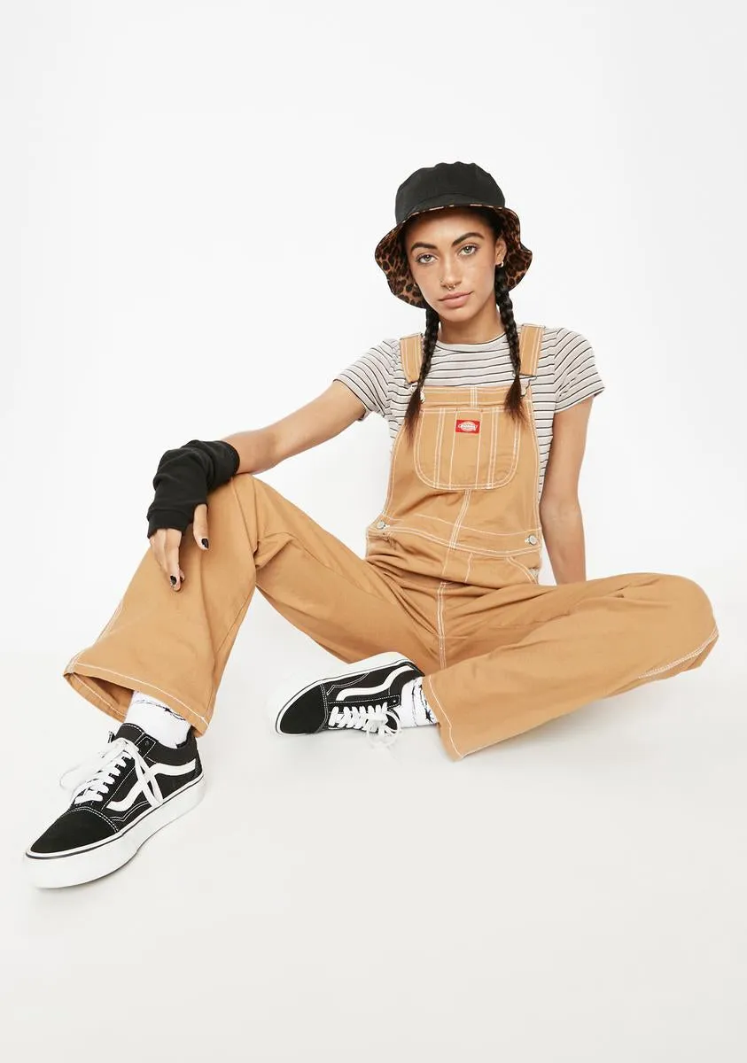Relaxed Straight Leg Carpenter Overalls sold by Dolls Kill product image thumbnail 3