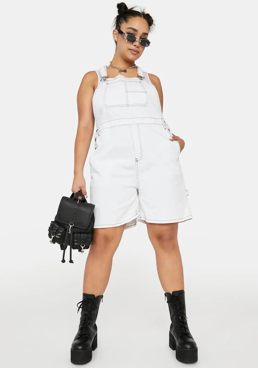 Plus Chill I Can Fix That Denim Shortalls sold by Dolls Kill product image thumbnail 3