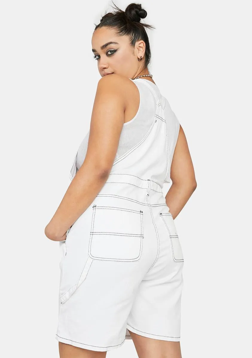 Plus Chill I Can Fix That Denim Shortalls sold by Dolls Kill product image thumbnail 4